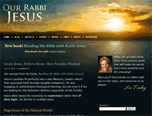 Tablet Screenshot of ourrabbijesus.com